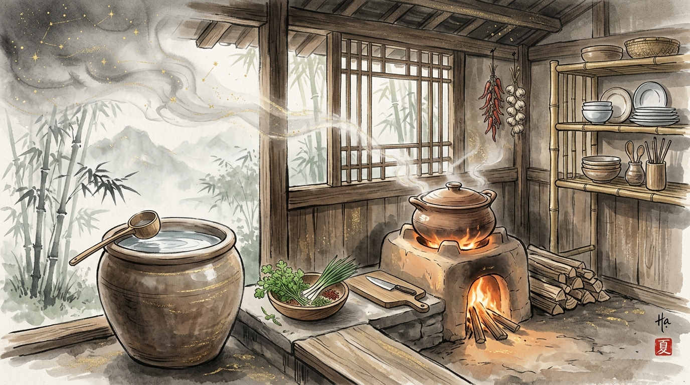 Phong Thủy Phòng Bếp: Đại Kỵ Thủy Hỏa Tương Xung & Bí Pháp Tọa Hung Hướng Cát